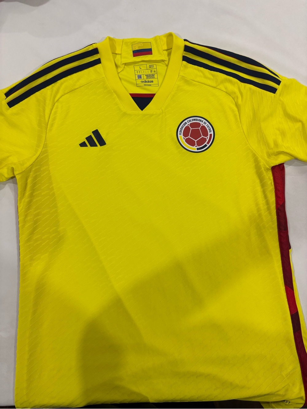 Adidas Men’s Yellow Colombia Soccer Jersey